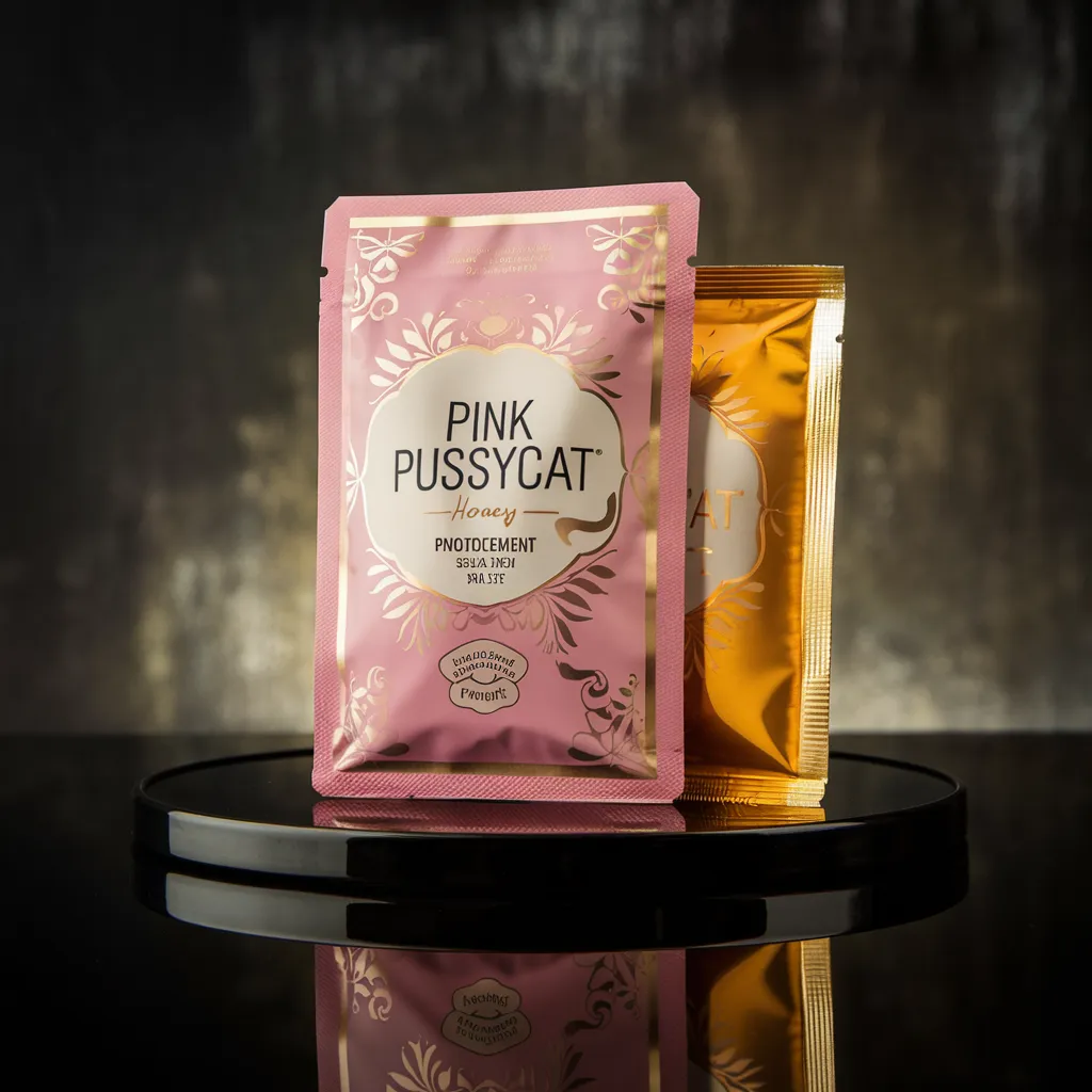 Pink Pussycat honey supplement packet